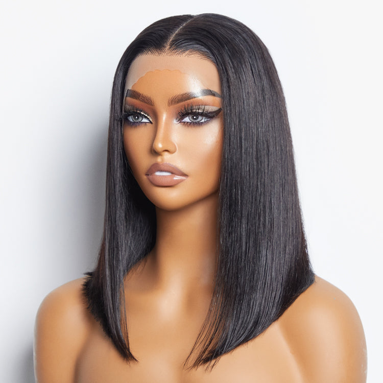 ZayZay Collections 13x4 Pre-Plucked Lace Front 150% Density Bob Wig Straight