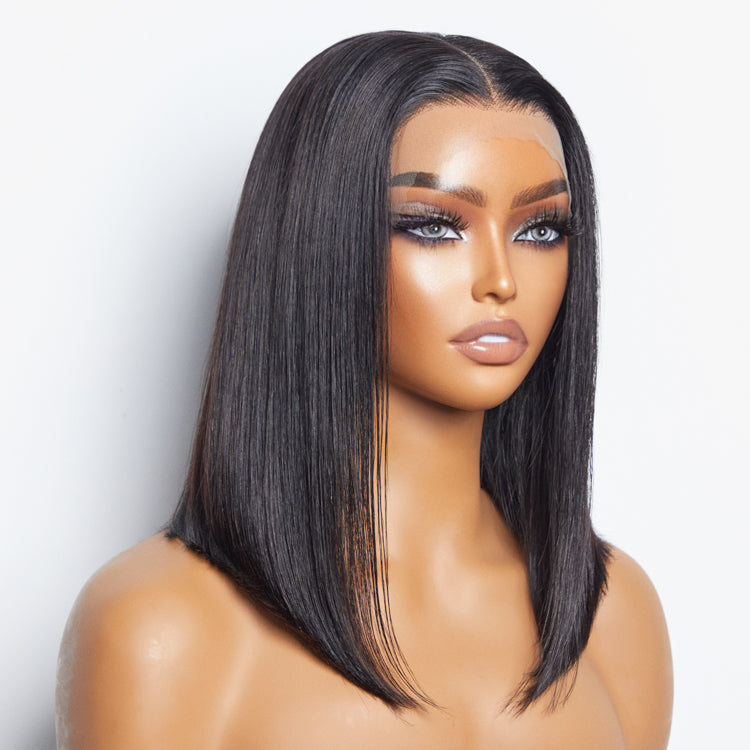 ZayZay Collections 13x4 Pre-Plucked Lace Front 150% Density Bob Wig Straight