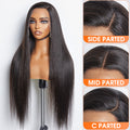 ZayZay Collections Brazilian Straight 13X4 Lace HD Closure Wig