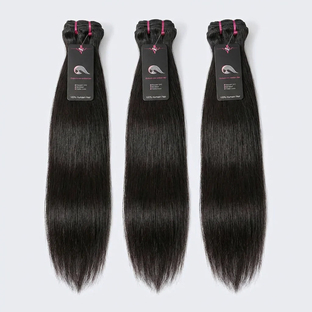 The Crown Jewels Cambodian Double Drawn Bundle Straight