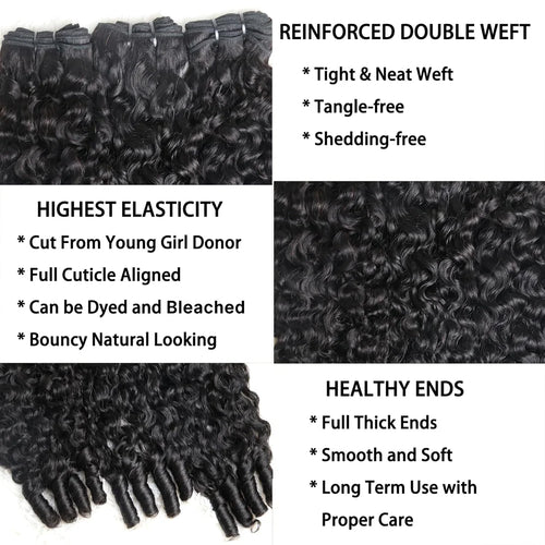 The Crown Essentials Brazilian Burmese Curly Bundle