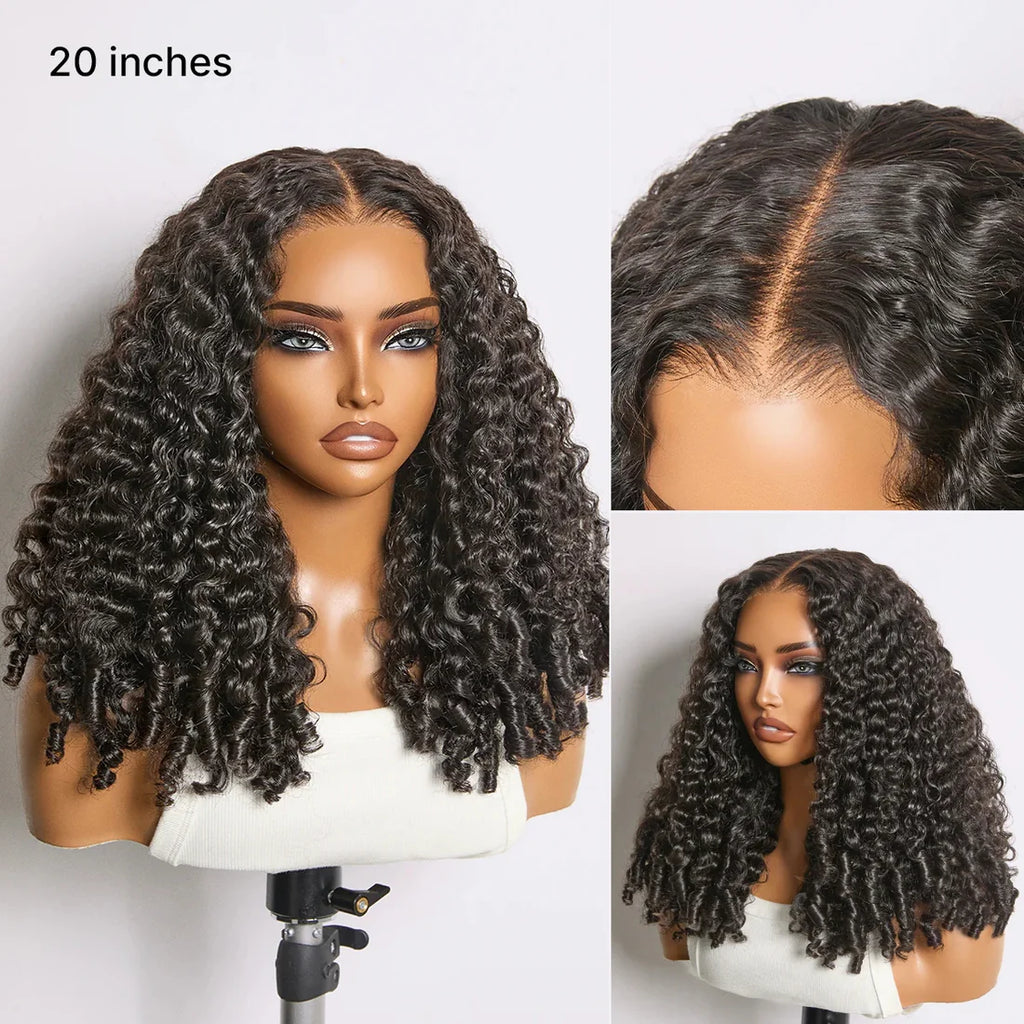 The Crown Essentials Glueless Lace Frontal 3D Cap Wig Burmese Curly